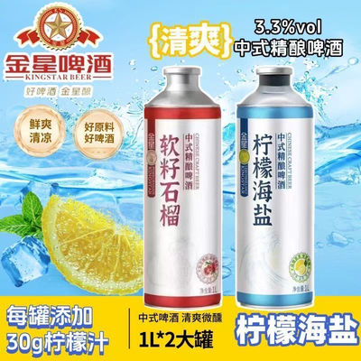 金星柠檬海盐精酿啤酒软籽石榴