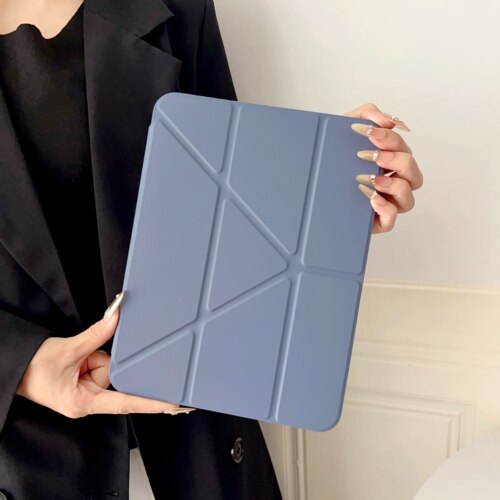 苹果ipad保护套y折叠横竖防弯