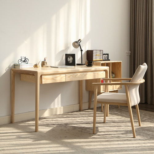 清木堂榫卯带抽屉书桌定制定做