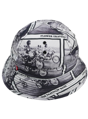 Duff Duff 满版印花LOGO渔夫帽 BAND.BUCKET.HAT