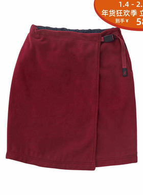 GRAMICCI 24AW 羊毛包臀半裙G4FW-SK067 FLEECE WRAP SKIRT
