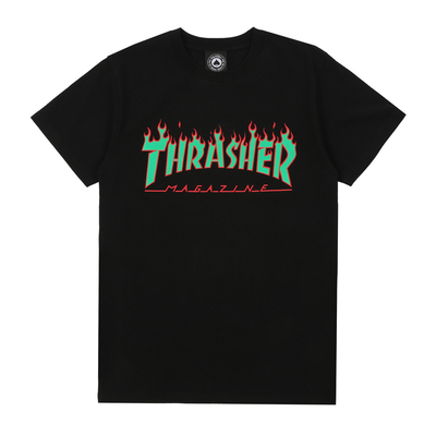 THRASHER限定色火焰短袖