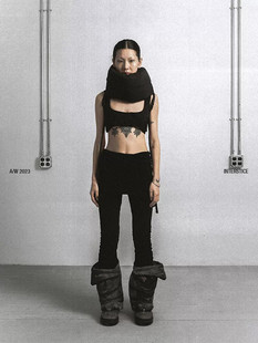 ATTEMPT 阔腿针织长裤 SKIRT KNITED LEGGING 23AW 新中式裤子