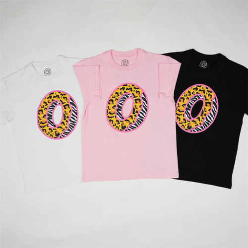 ODDFUTURE豹纹O甜甜圈短袖T恤