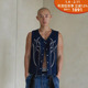 CLUB TREE 荆棘飞线纽扣马甲夹克 THUG 24SS TRIBAL DENIM VEST