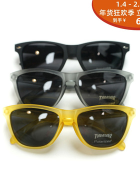 THRASHER 经典墨镜 BLACK FRAM POLARIZED WITH UV PROTECTION