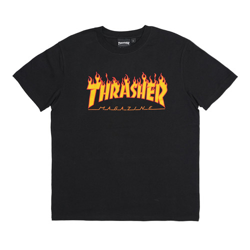 THRASHER日版火焰LOGO短袖T恤