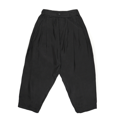 CELLAGING铜氨丝廓形九分裤