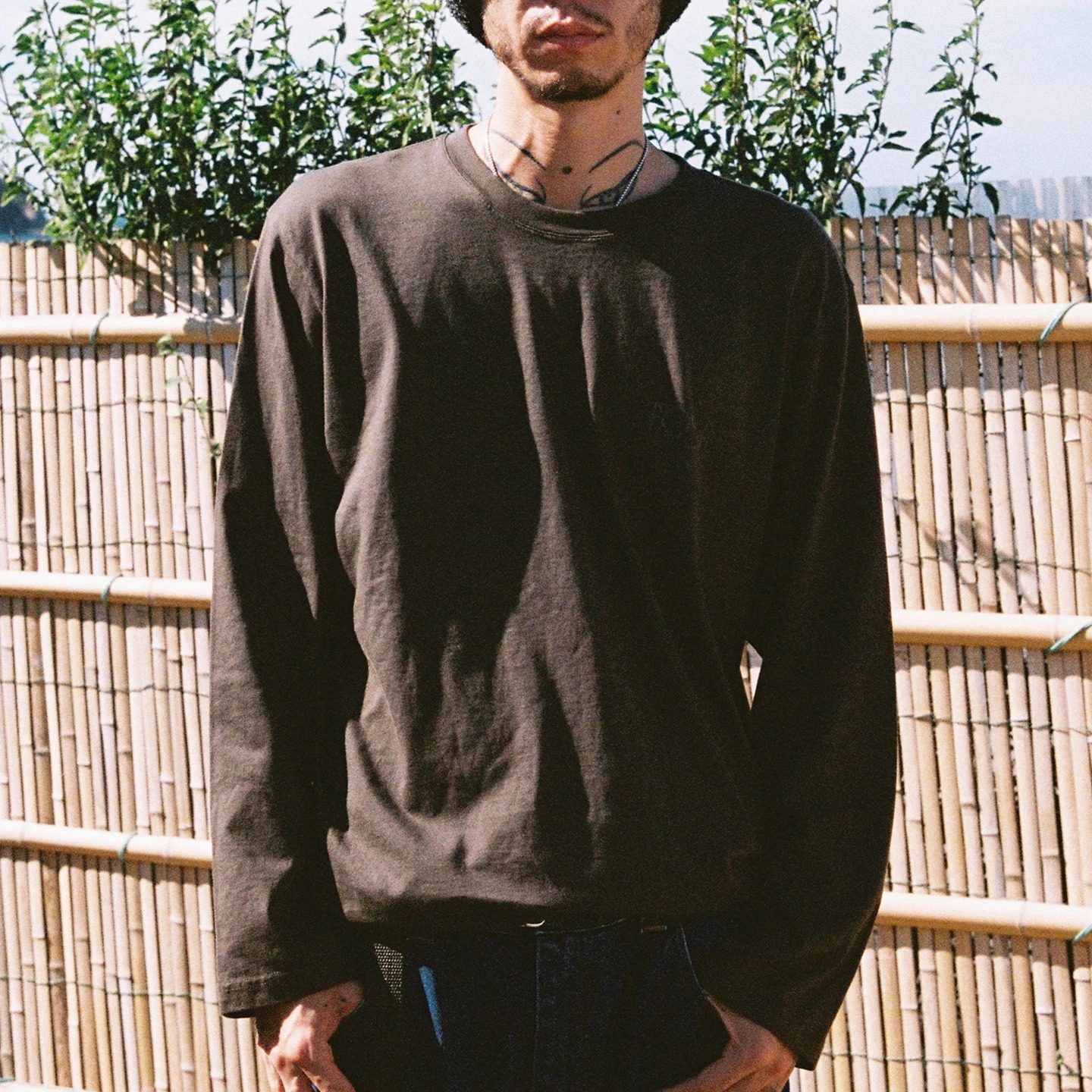 POLAR 25AW 黑紫印花长袖上衣PRINT LONG SLEEVE
