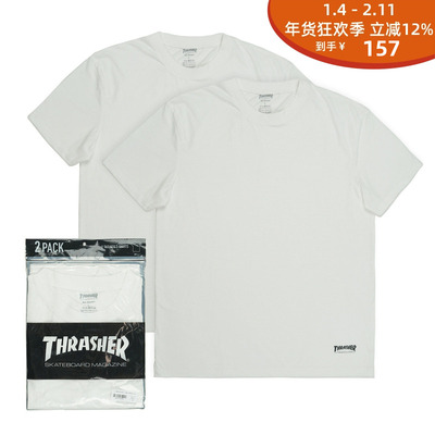 THRASHER线条小人短袖