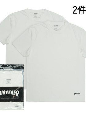 THRASHER 线条小人短袖（两件装）2 TAGLESS T-SHIRTS (2-PACK)