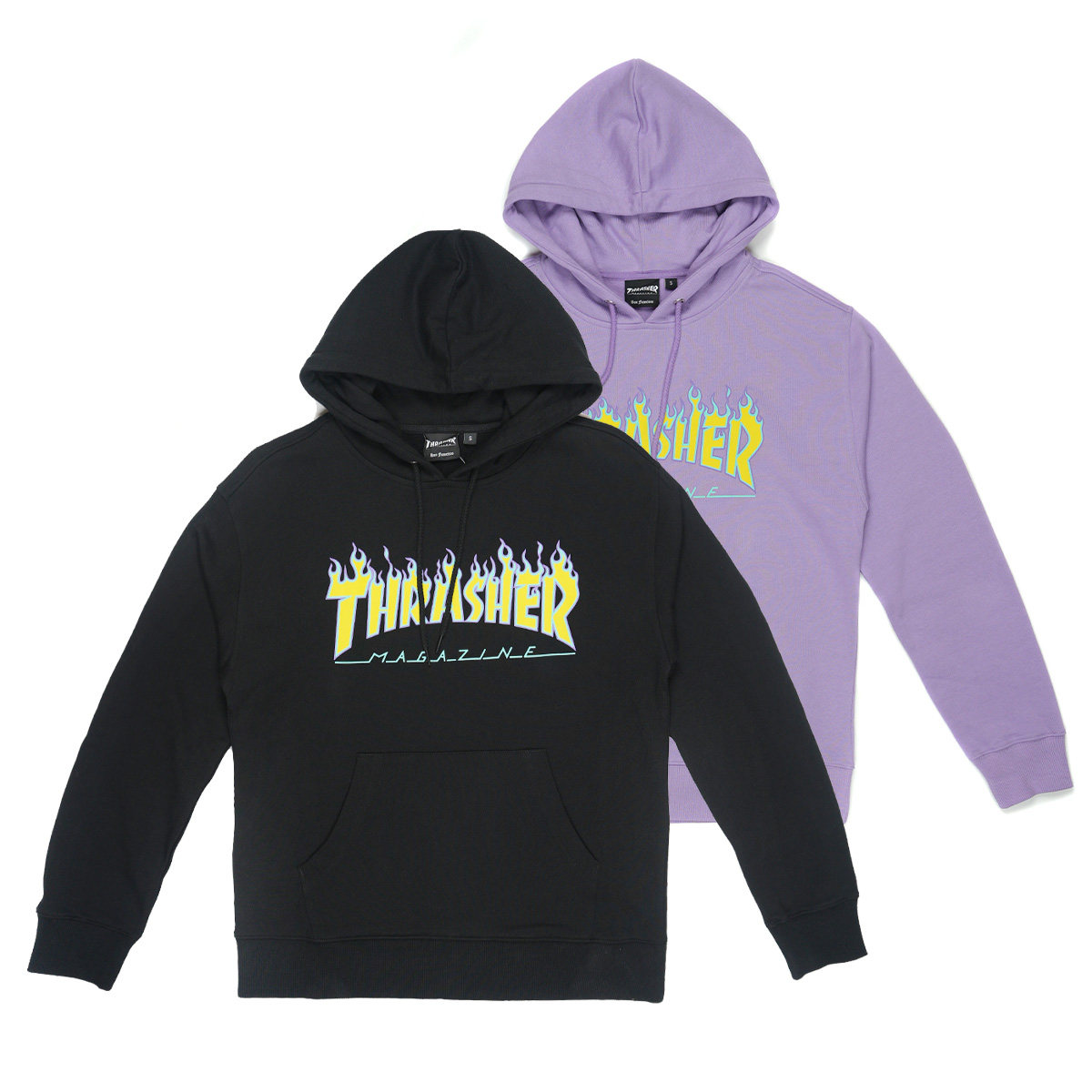 THRASHER 日版三色柠檬黄帽衫 NETHER HOODED SWEATSHIRT