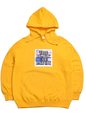 BLACK EYE PATCH 橙色 TBEP 印花连帽卫衣 LABEL HOODIE