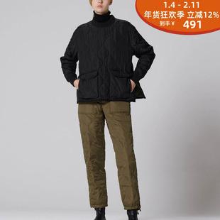 TAION 24AW MILITARY菱形加绒长裤 MILITARY DOWN PANTS