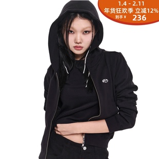 EGO FETCH 拉连帽衫 ZIP HOODIE  24SS 开衫连帽卫衣休闲宽松