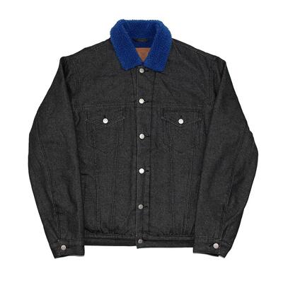 LOOSE仿羊羔绒牛仔棉服夹克