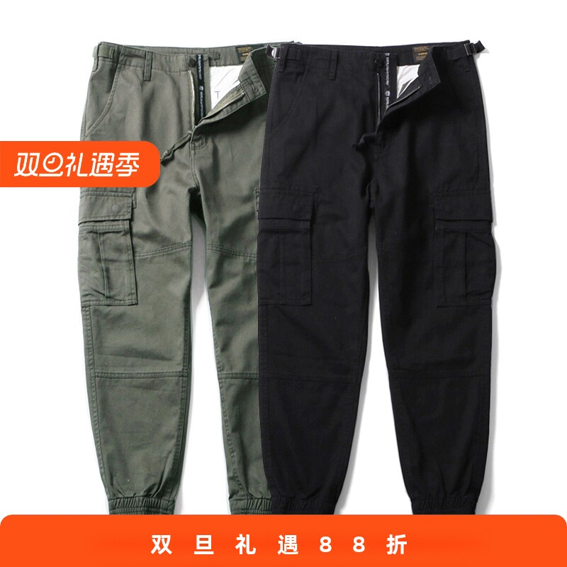 工装收脚裤JOGGER日系