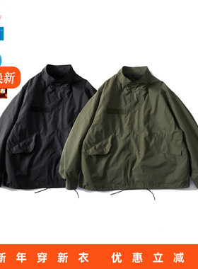 RADIUM日系复古M65水洗做旧工装宽松夹克外套保暖棉衣男秋冬军事