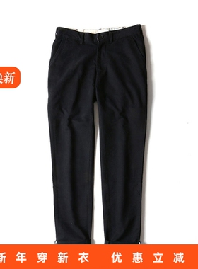 RADIUM潮牌春夏白耳日系包边全棉修身锥形秋冬小脚裤男休闲裤布裤