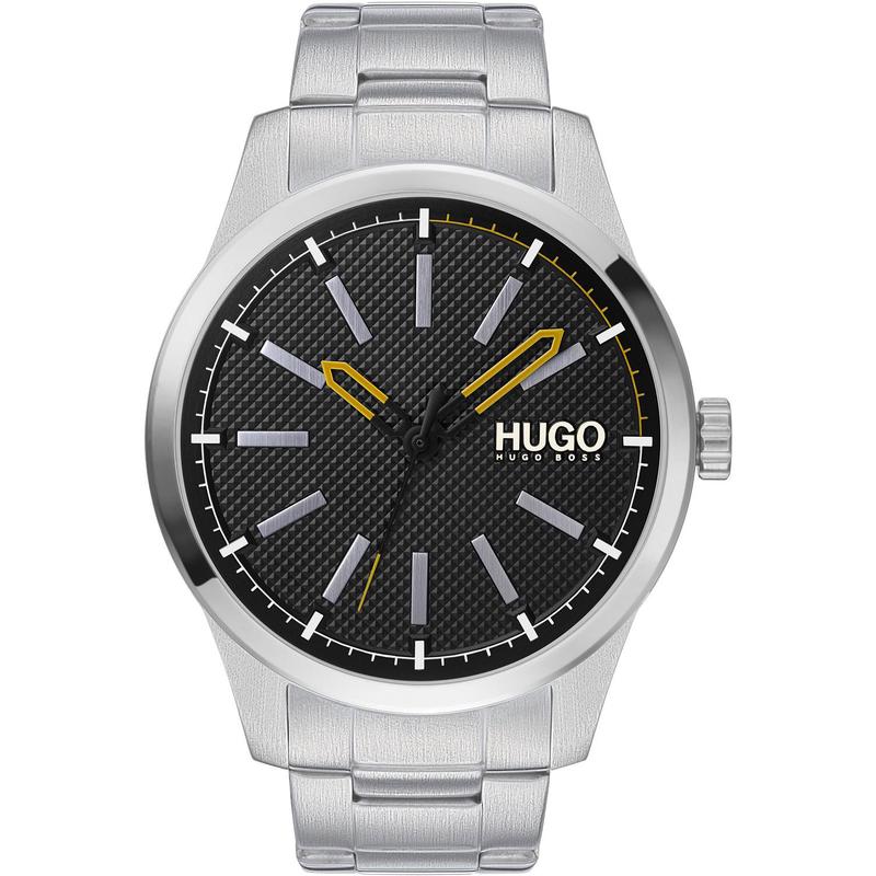 hugo boss 雨果波士男士银色钢带百搭款经典流行手表885997367547