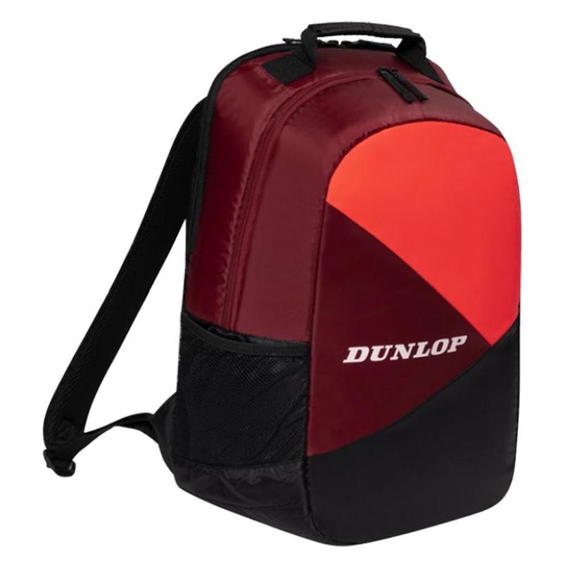 Dunlop/邓禄普网球双拍收纳防潮主仓大容量运动背包男女通用红黑