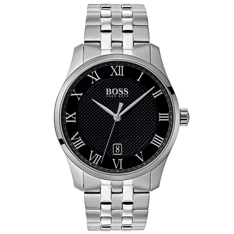雨果波士 hugo boss 男士银色钢带百搭流行时尚手表885997256971