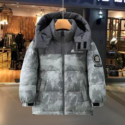 儿童羽绒服男童中长款2025款6中大童7加厚12户外冬季15岁童装外套