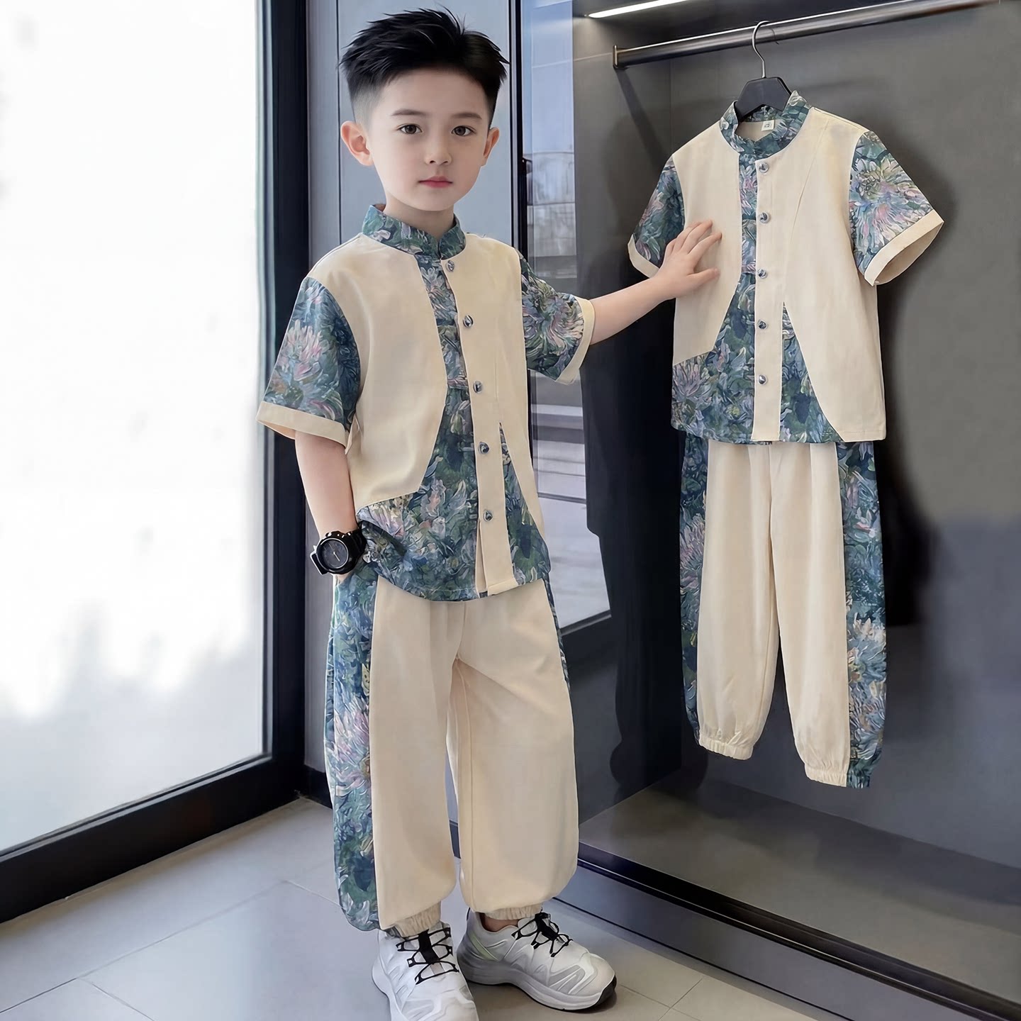 2026新款男童汉服夏季套装图片