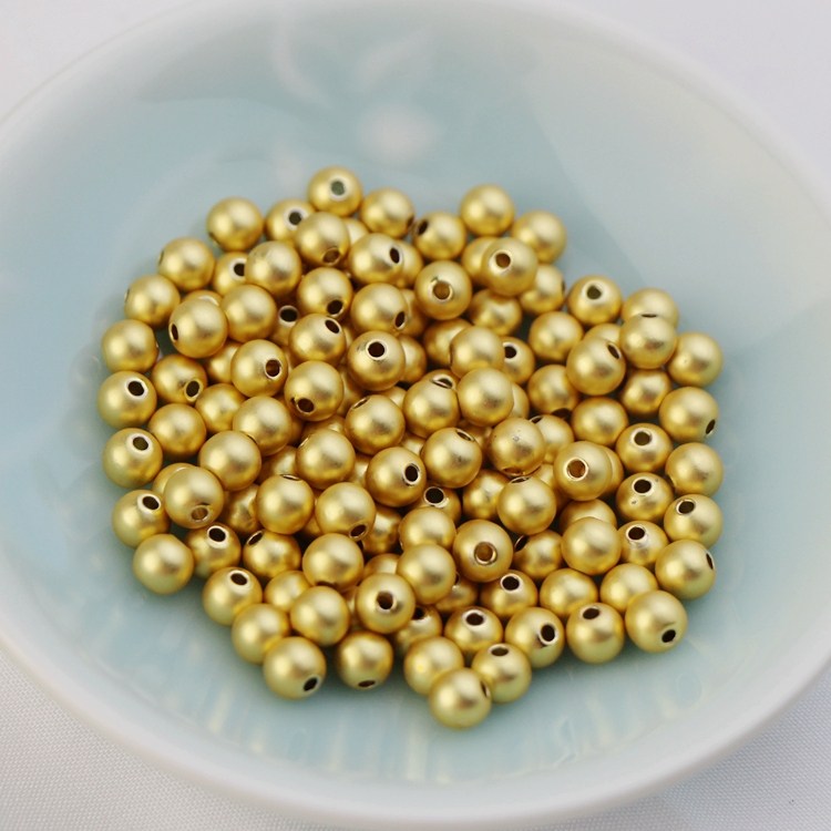 18K包金镀金哑光保色沙金圆珠子diy自制手链项链手工串珠隔珠配珠,饰品/流行首饰/时尚饰品新,其他DIY饰品配件,淘宝优惠券,粉丝福利购,淘宝优惠卷