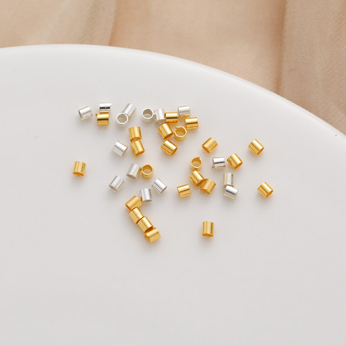 925纯银定位管diy手工收尾定位珠