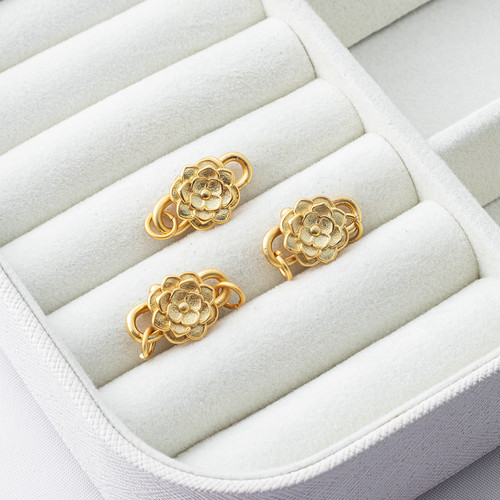 临兰铜包金镀金保色手链项链扣