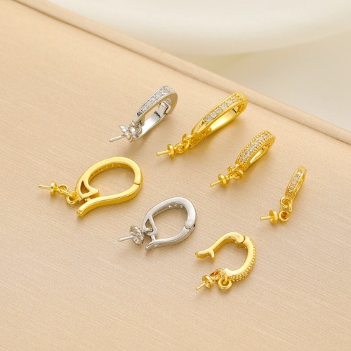 临兰锆石万能站扣包金保色