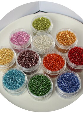 diy国产琉璃小米珠手工流苏饰品