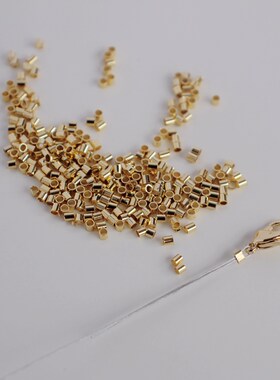 14k包金镀金保色1.5mm扁diy材料
