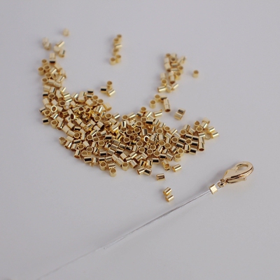 14k包金镀金保色1.5mm扁diy材料