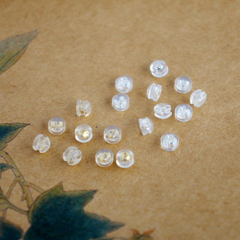 包金镀银硅胶防掉耳堵