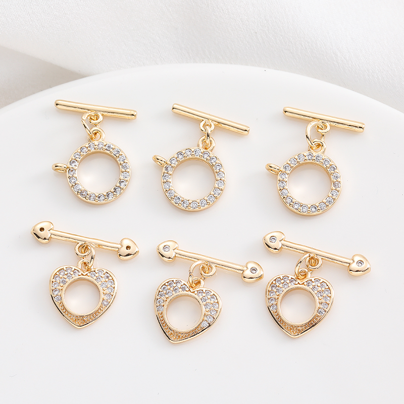 临兰锆石OT扣包金镀金保色