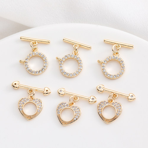 临兰锆石OT扣包金镀金保色