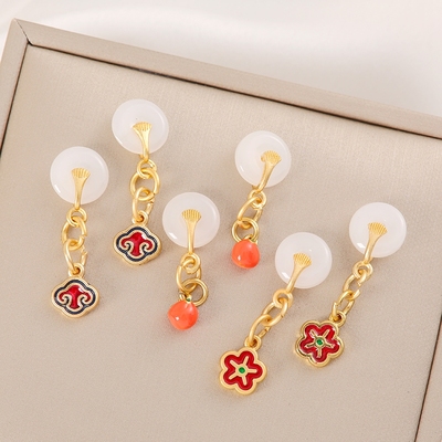 临兰铜镀金保色仿金古法仿玉扣子