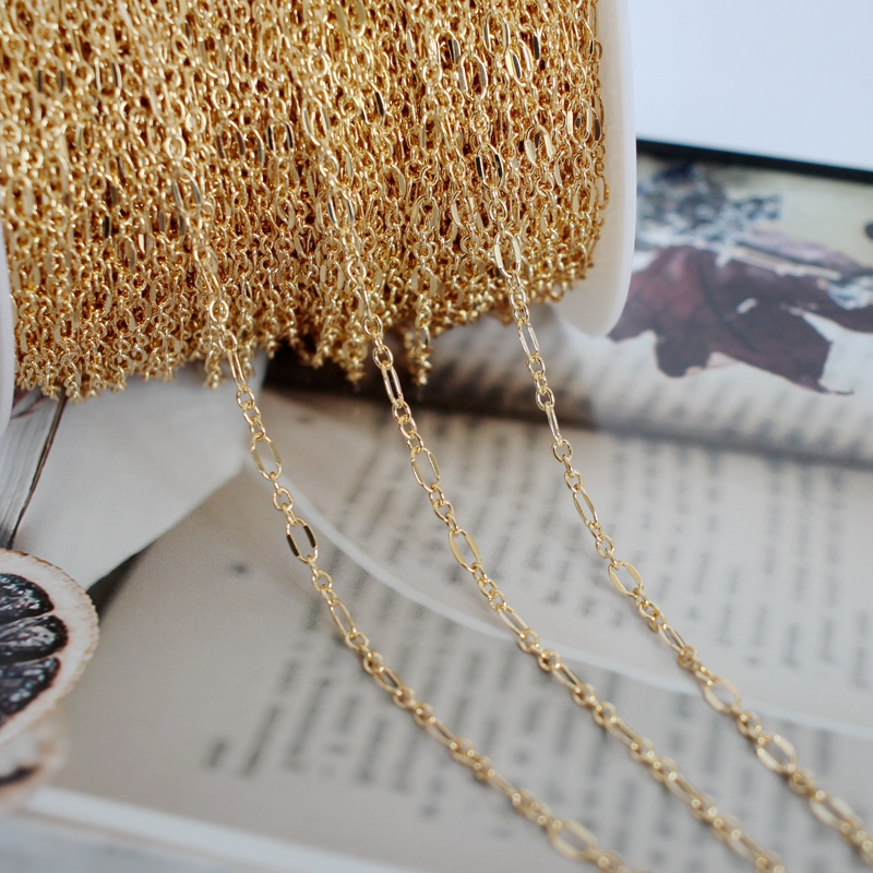 diy镀金半成品手链