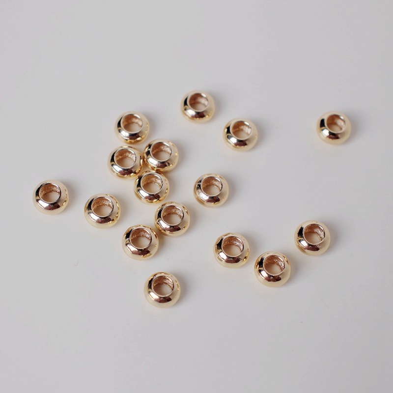 14K包金镀金保色空心扁隔珠diy手工红绳米兰绳串珠配珠配饰材料,饰品/流行首饰/时尚饰品新,其他DIY饰品配件,淘宝优惠券,粉丝福利购,淘宝优惠卷