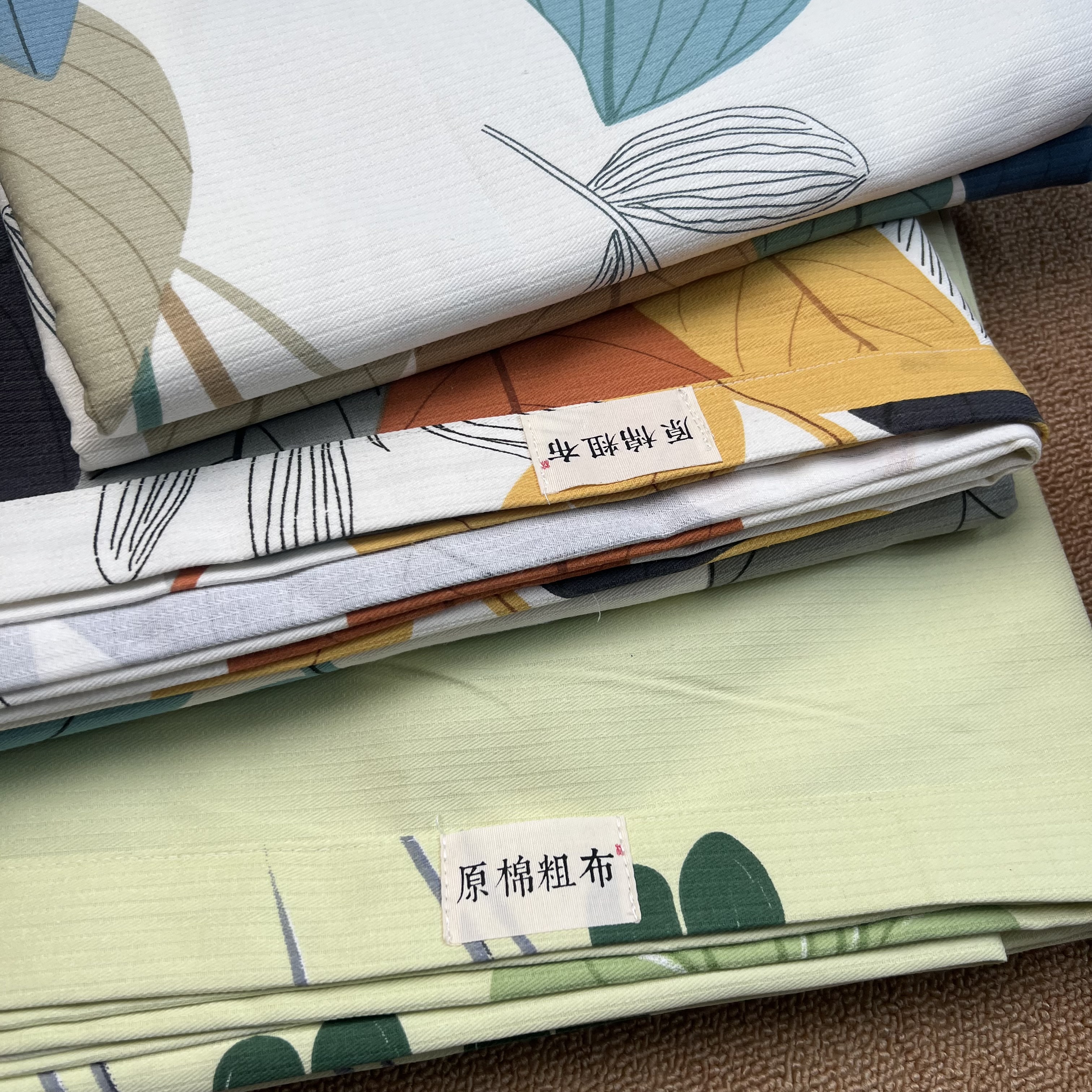 清仓处理 升级款100%全棉老粗布床单单件 纯棉加厚粗布被单枕套