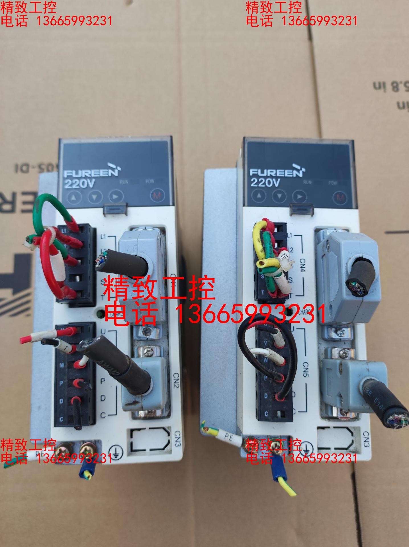 FUREEN伺服驱动器，FS110－08F-2，800W，拆