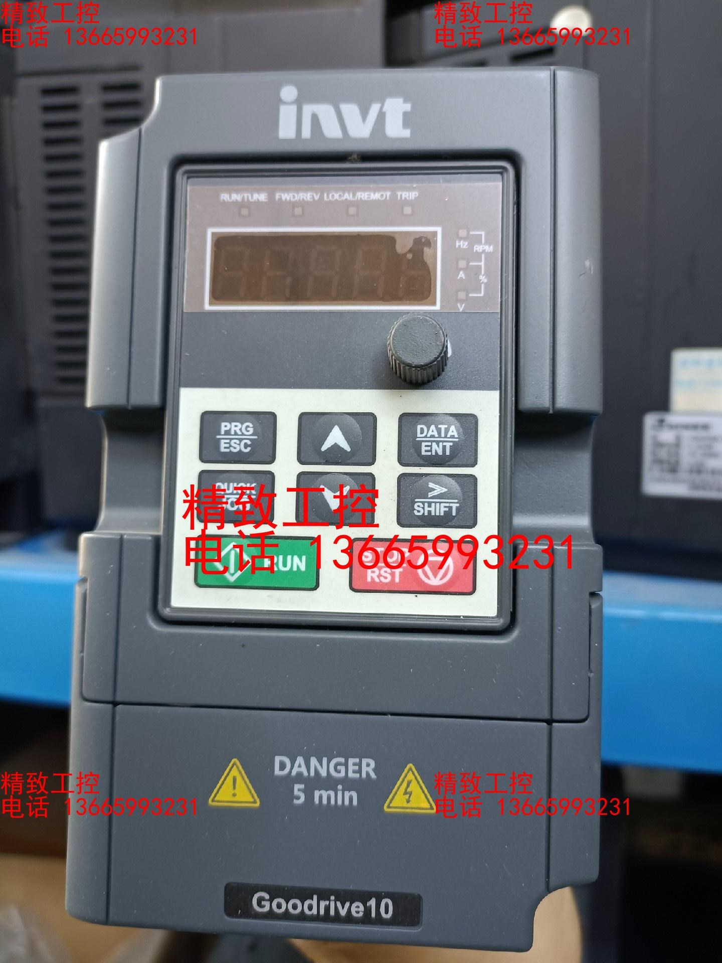 9新英威腾变频器 GD10-0R4G-S2-B 0.4KW