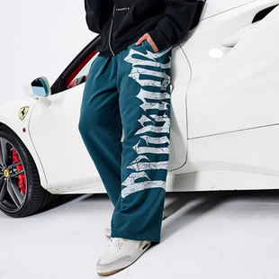 YoungLa直筒卫裤男士春秋运动健身慢跑裤子大码时尚潮牌休闲长裤