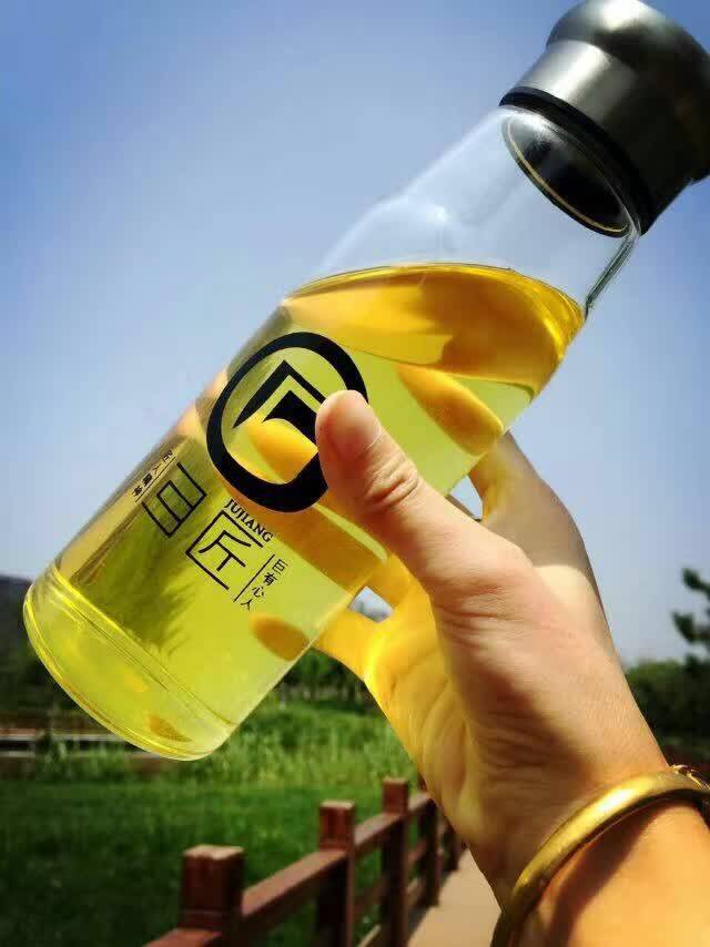 怀府薏康堂去湿气红薏米祛湿茶专用水杯耐高温玻璃水杯420毫升护