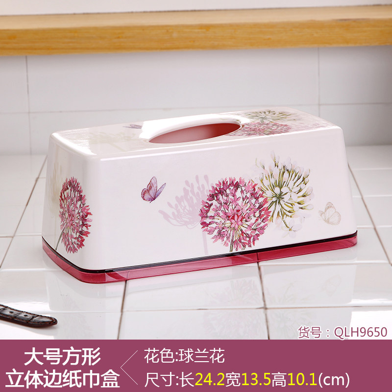 欧式多功能纸巾盒 时尚创意客厅厕所卫生间餐巾纸抽纸盒卷纸筒