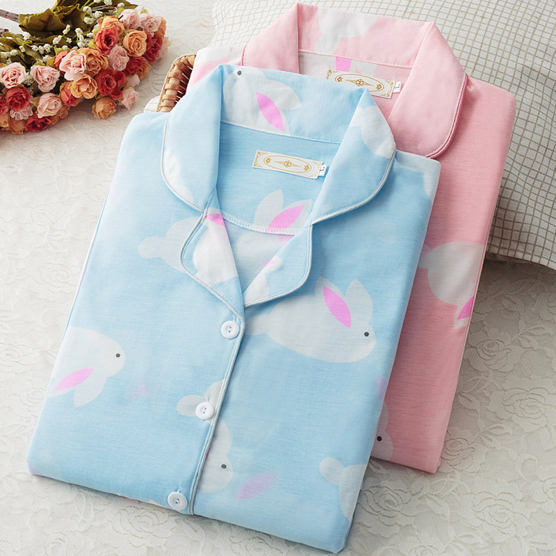 夏天月子服纯棉薄款春夏季喂奶哺乳衣产后产妇怀孕期春秋孕妇睡衣