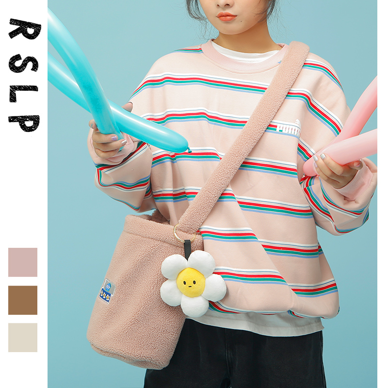 若素良品2021秋冬新款羊羔毛水桶