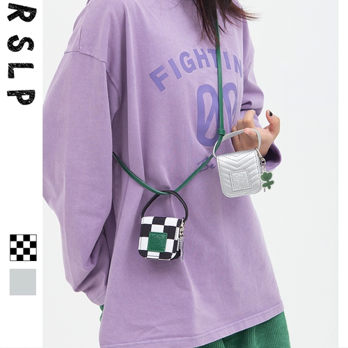 Маленькая беспроводная сумка на одно плечо, наушники, кошелек для ключей, сумка-органайзер, милый универсальный защитный чехол